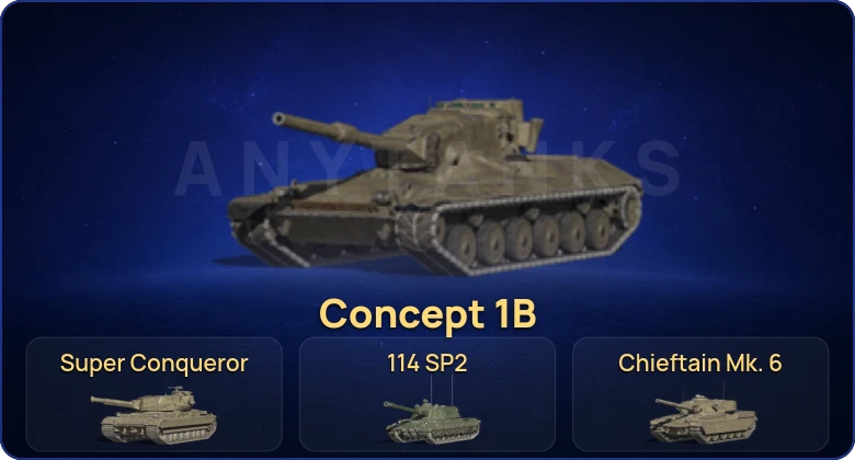 Tanks Blitz (RU) — 18 Топов | Concept 1B | 121B | Chieftain Mk. 6 | Super Conqueror  | Смена пароля