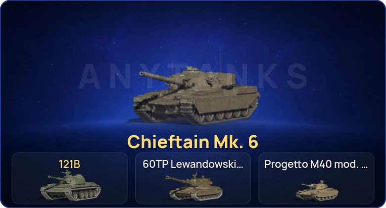Танки Блиц — 20 Топов | 121B | Chieftain Mk. 6 