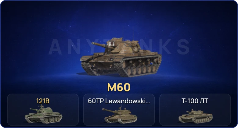 Танки Блиц — 10 Топов | M60 | 121B  | Смена пароля