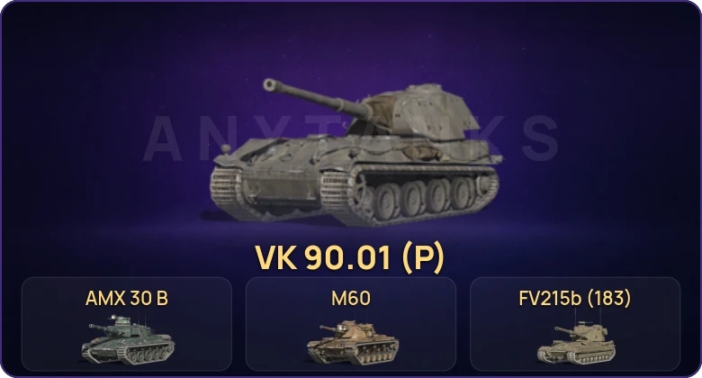 Tanks Blitz (RU) — Неактив | 27 Топов | AMX 30 B | VK 90.01 (P) | M60 