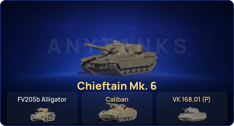 Танки Блиц — 2 Топа | Chieftain Mk. 6 