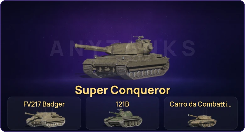 Танки Блиц — Неактив | 12 Топов | Крушитель | Carro da Combattimento 45t | FV217 Badger | Kampfpanzer 50 t 