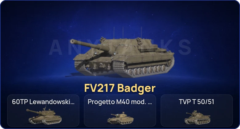 Танки Блиц — 9 Топов | FV217 Badger  | Смена пароля