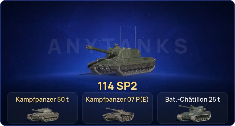 Танки Блиц — 5 Топов | Kampfpanzer 50 t | 114 SP2  | Смена пароля