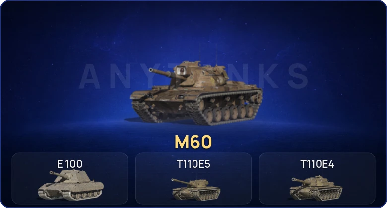 Танки Блиц — 11 Топов | M60 