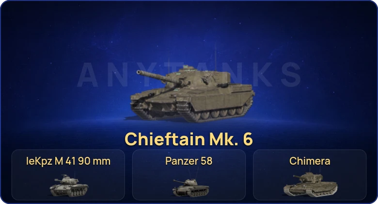 Танки Блиц — 1 Топ | Chieftain Mk. 6 