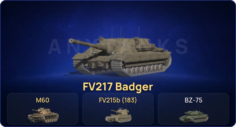 Танки Блиц — 26 Топов | FV217 Badger | M60  | Смена пароля