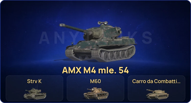 Танки Блиц — 6 Топов | Carro da Combattimento 45t | Strv K | AMX M4 mle. 54 | M60  | Смена пароля
