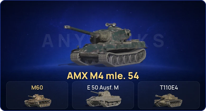 Танки Блиц — 5 Топов | AMX M4 mle. 54 | M60  | Смена пароля