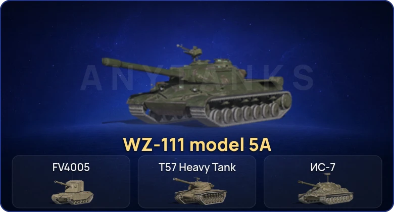 Танки Блиц — 4 Топа | Уничтожитель | WZ-111 model 5A 