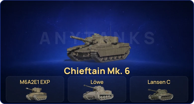 Танки Блиц — 1 Топ | Chieftain Mk. 6 