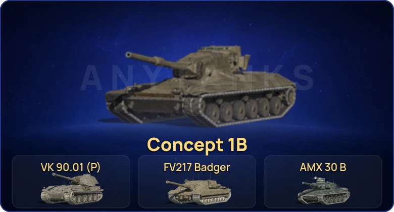 Танки Блиц — 13 Топов | Крушитель | AMX 30 B | FV217 Badger | VK 90.01 (P) 