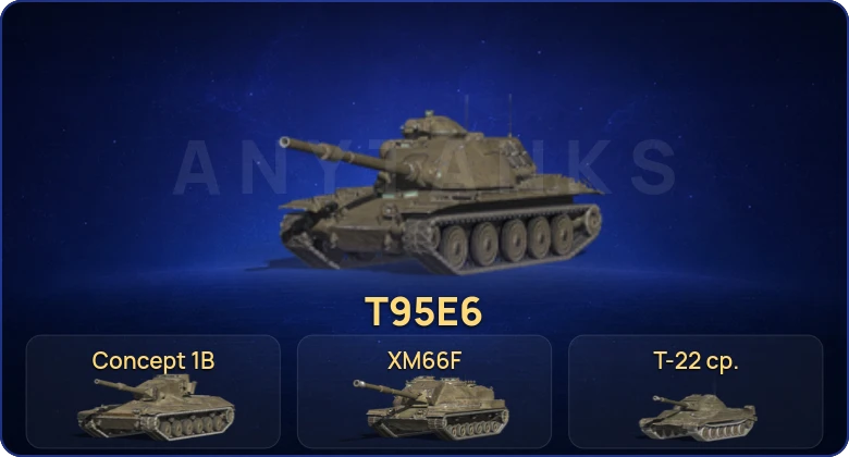 Танки Блиц — 67 Топов | T95E6 | Concept 1B | Объект 907 | Т-22 ср. 