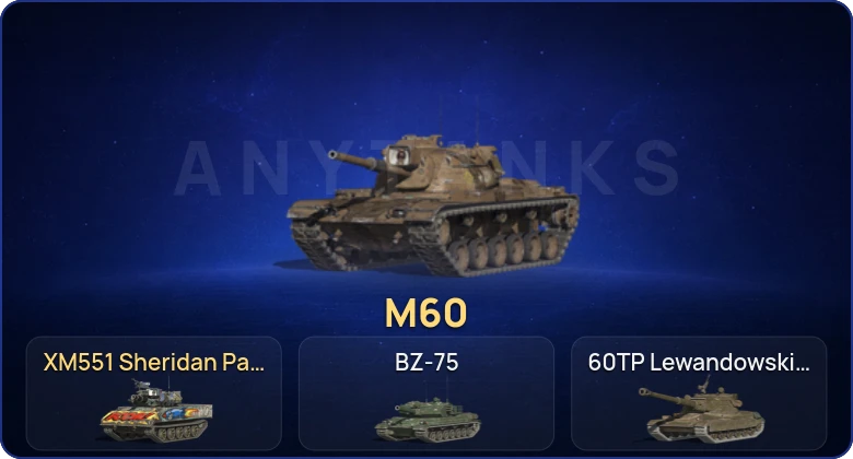 Танки Блиц — 26 Топов | M60 