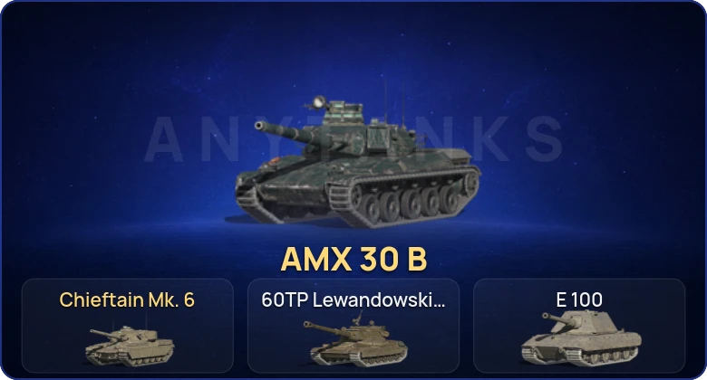 Танки Блиц — 7 Топов | AMX 30 B | Chieftain Mk. 6 