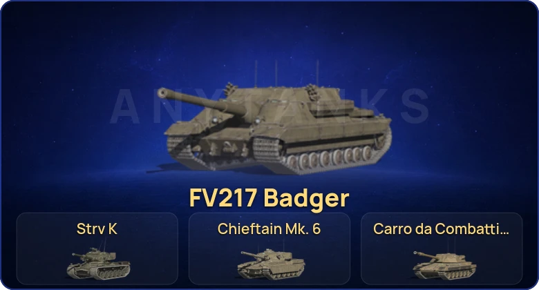 Танки Блиц — 17 Топов | Объект 777 Вариант II | FV217 Badger | Carro da Combattimento 45t | Strv K  | Смена пароля