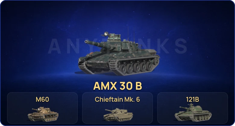 Танки Блиц — 9 Топов | AMX 30 B | 121B | Объект 907 | Chieftain Mk. 6 