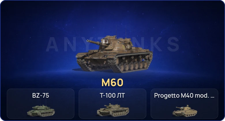 Танки Блиц — 22 Топа | M60 