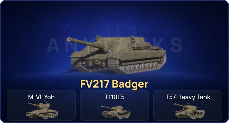Танки Блиц — 6 Топов | Крушитель | FV217 Badger 