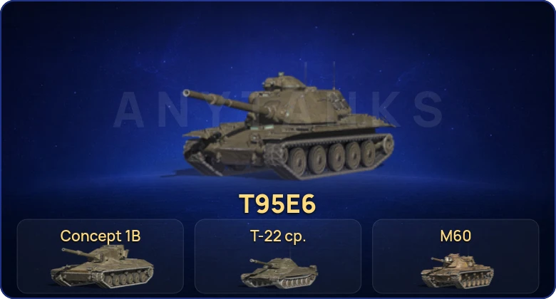 Танки Блиц — 9 Топов | Уничтожитель | T95E6 | Concept 1B | Chieftain Mk. 6 