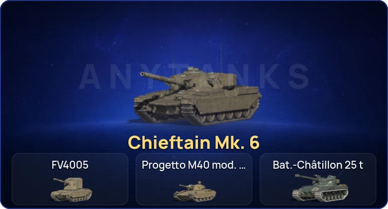 Танки Блиц — 15 Топов | Chieftain Mk. 6 