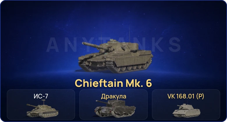 Танки Блиц — 2 Топа | Chieftain Mk. 6 