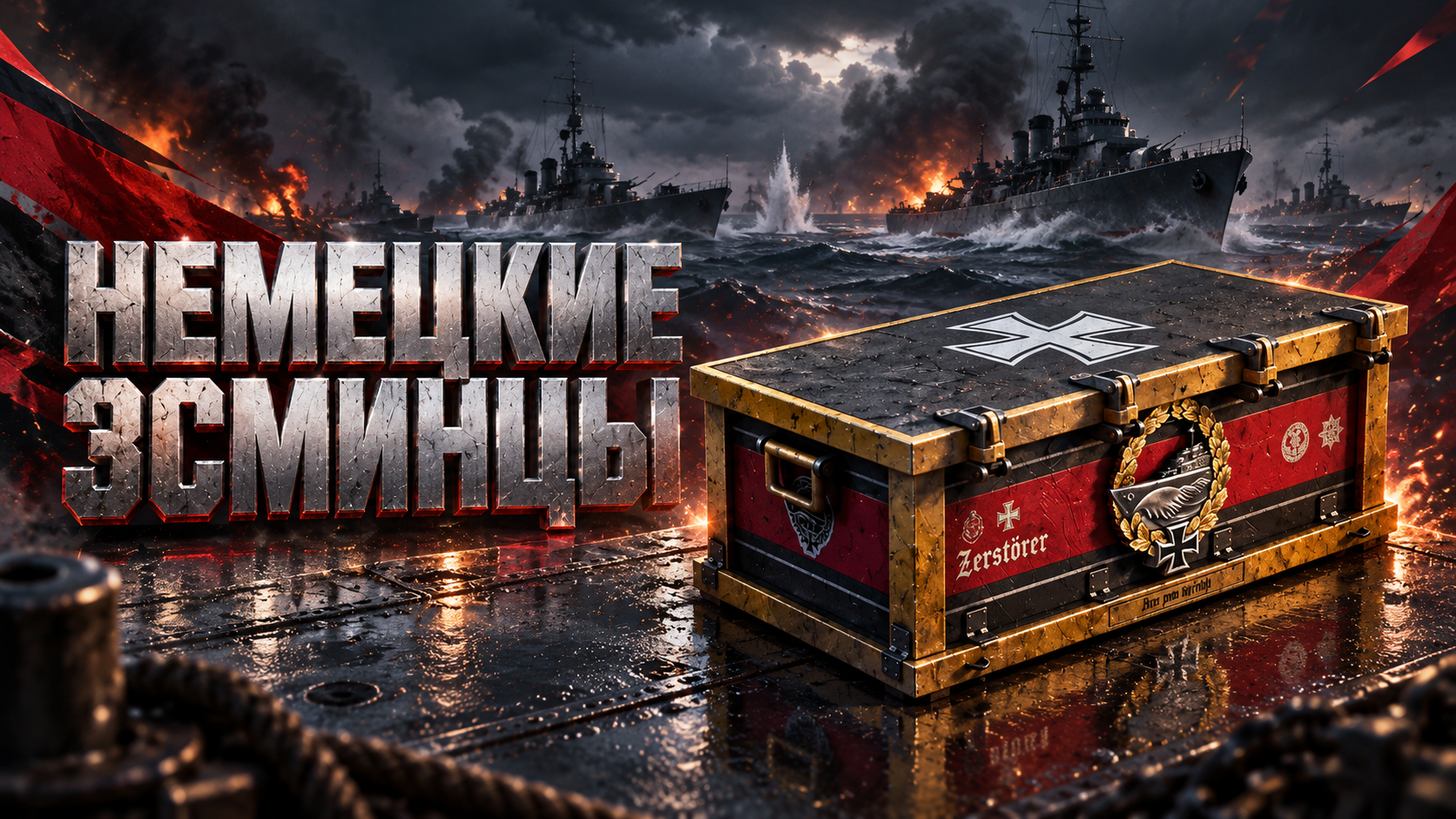 Мир кораблей: Премиум контейнер «Немецкие эсминцы» | Мир кораблей · Леста