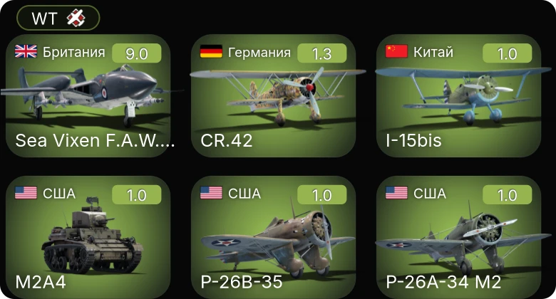 WT — 5 ранг: 1шт