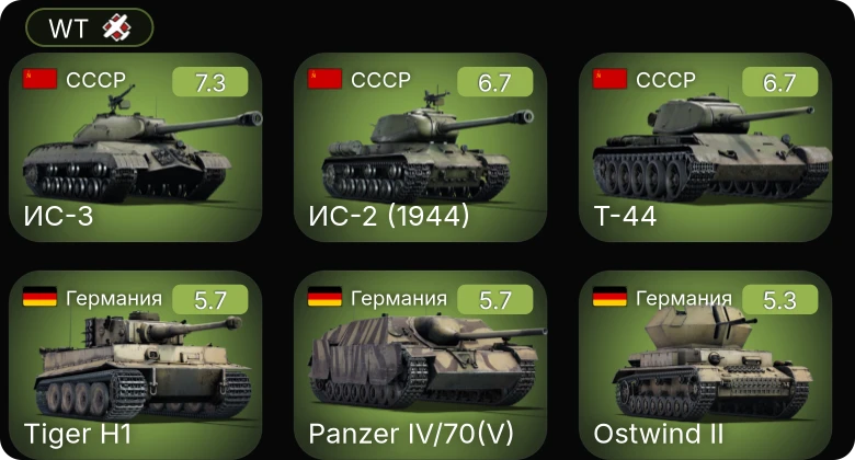 WT — 5 ранг: 1шт