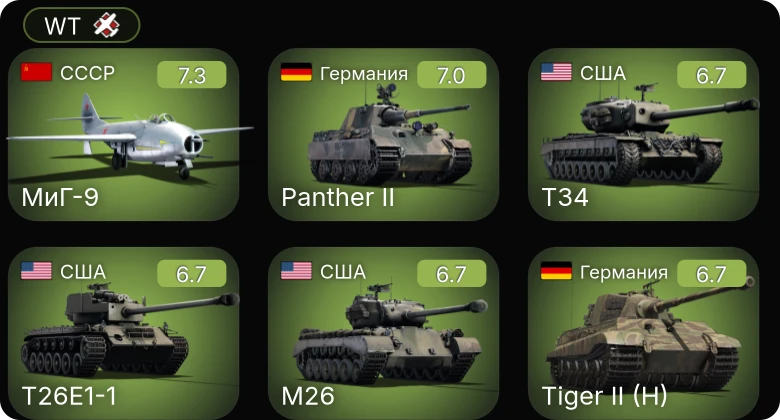 WT — 5 ранг: 1шт
