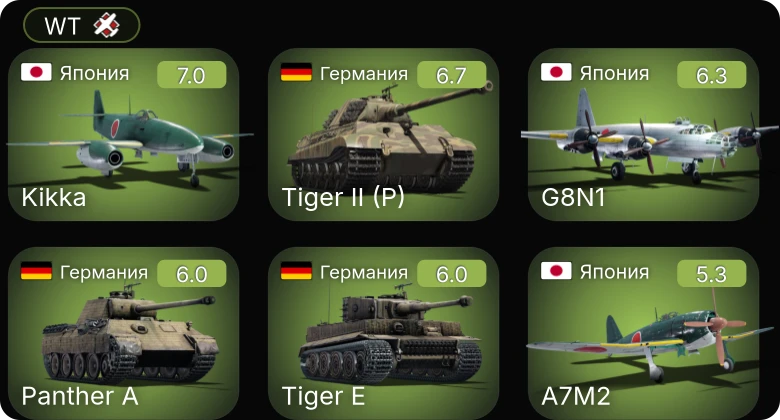 WT — 5 ранг: 1шт
