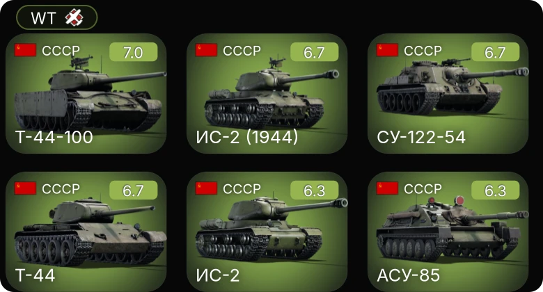 WT — 5 ранг: 2шт