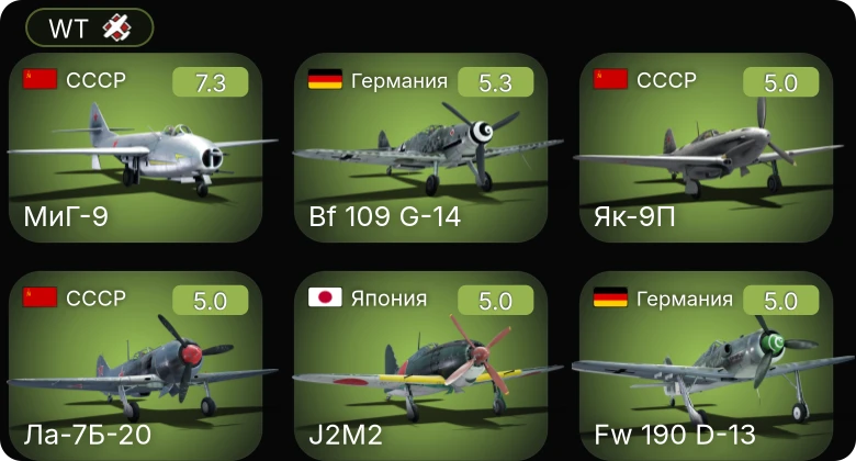 WT — 5 ранг: 1шт
