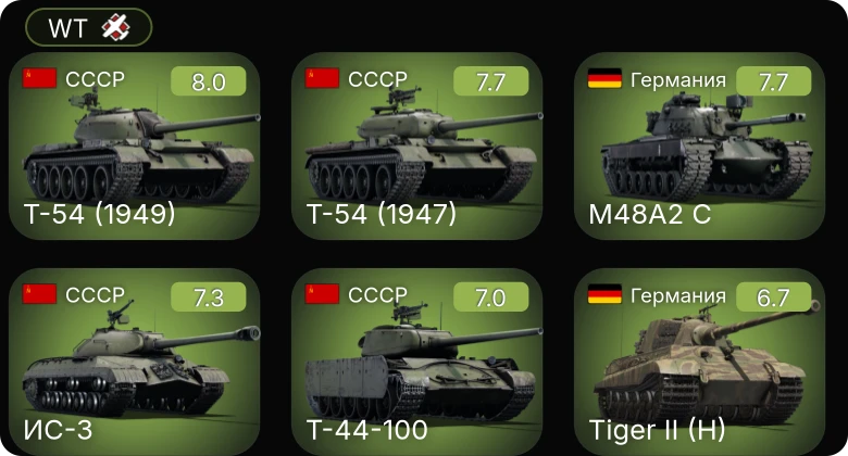 WT — 5 ранг: 5шт