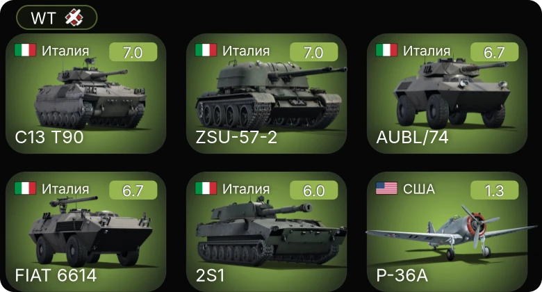 WT — 5 ранг: 2шт