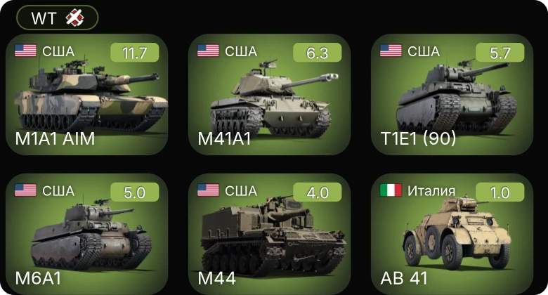 WT — 7 ранг: 1шт