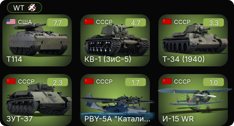 WT — 5 ранг: 1шт