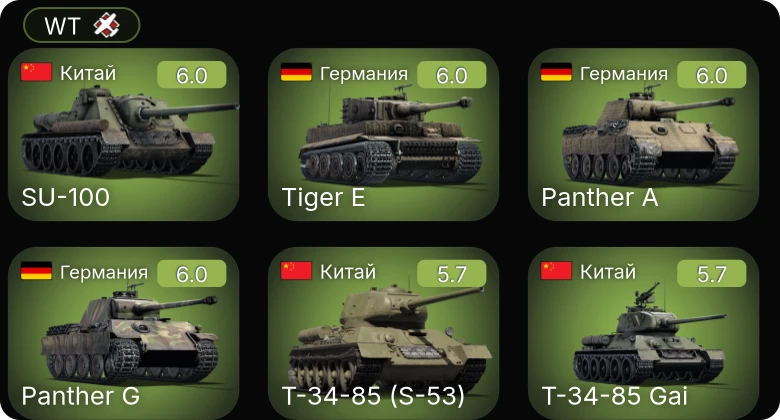 WT — Chi-Ri | ␗SU-100 | Waffenträger | Т-34-57 | СУ-152
