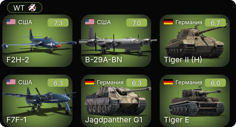 WT — 5 ранг: 1шт