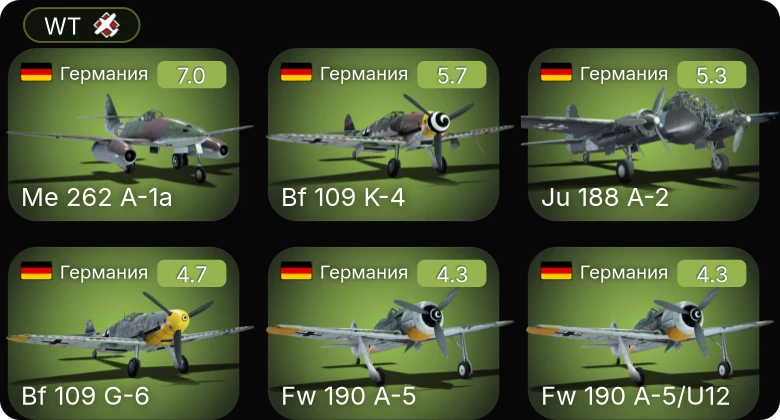 WT — 5 ранг: 1шт