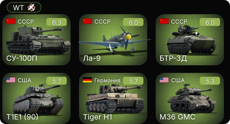 WT — 5 ранг: 1шт