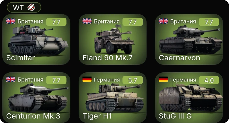 WT — 5 ранг: 2шт