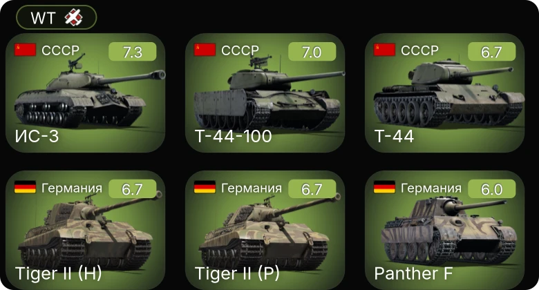 WT — 5 ранг: 2шт