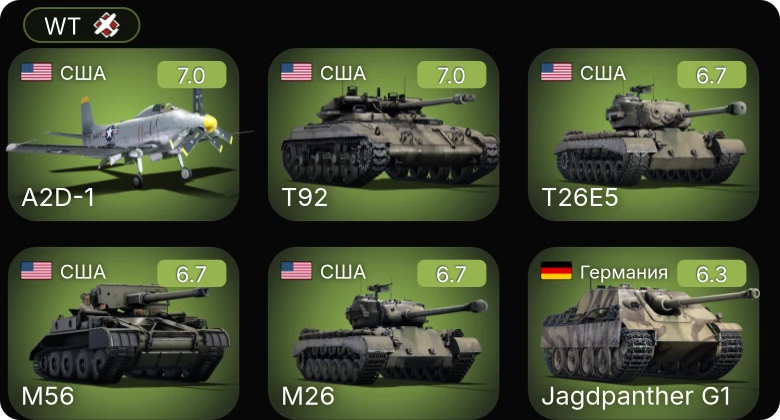 WT — 5 ранг: 1шт