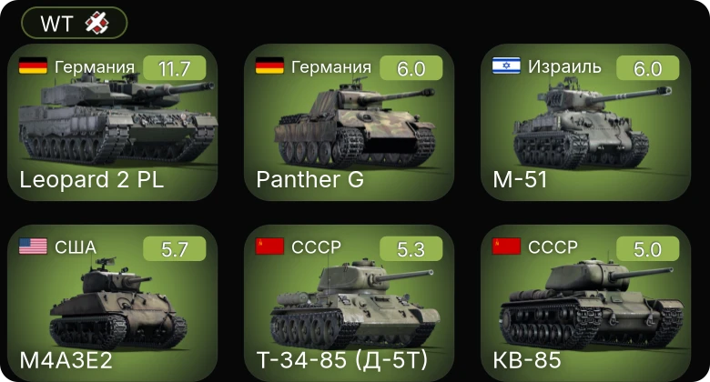 WT — 8 ранг: 1шт