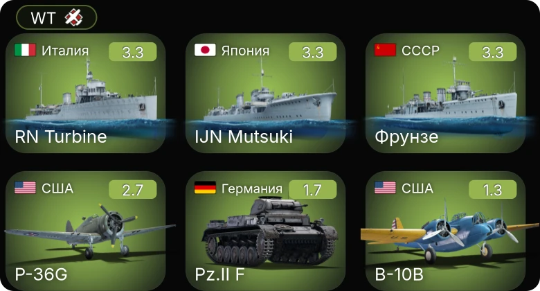 WT — P-36G | P-26B-35 | B-10B | F3F-2 | TBD-1