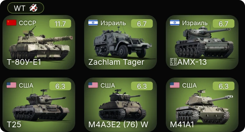 WT — 7 ранг: 1шт