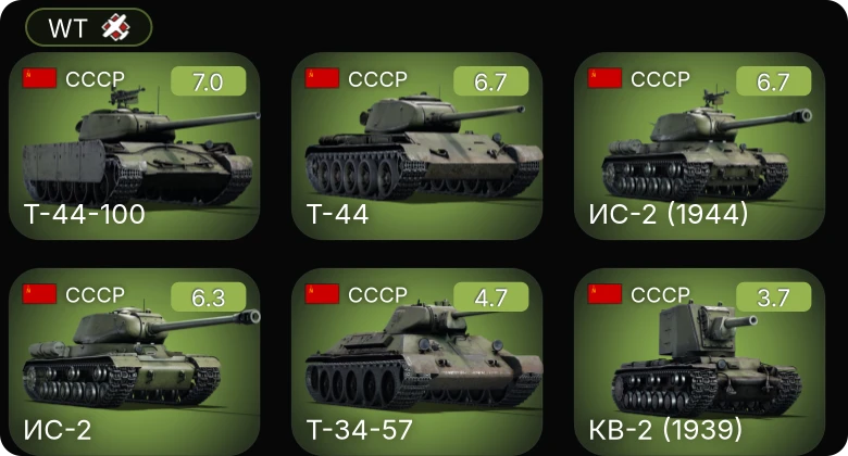WT — 5 ранг: 1шт