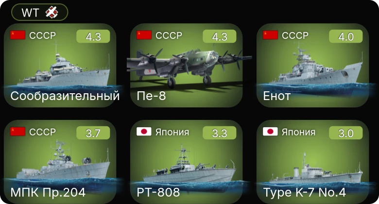 WT — 5 ранг: 1шт