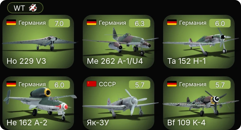 WT — 5 ранг: 2шт
